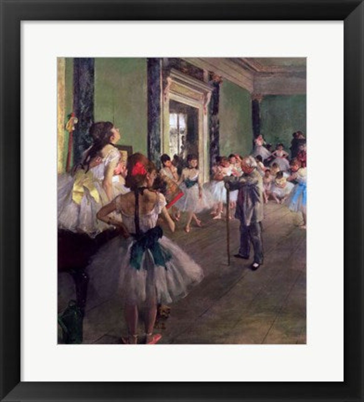 Framed Art The Dancing Class by Edgar Degas Wall Decor 18x24 Artwork